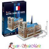 Cubic Fun - 3D Puzzle Notre Dame De Paris Frankreich Mittel