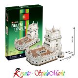 Cubic Fun - 3D Puzzle Torre de Belem Turm Lissabon Portugal Mittel