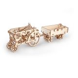 Ugears - Holz Modellbau Traktor mit Anhnger Set