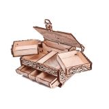 Wood Trick - Holz Modellbau Treasurebox Schatulle Swarovski Kristall 192 Teile