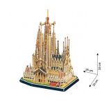 Cubic Fun - 3D Puzzle National Geographic Sagrada Familia Shnekirche Barcelona Spanien Gro
