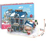 Cubic Fun - 3D Puzzle Christmas Sweet House mit LED Beleuchtung
