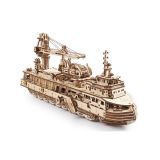Ugears - Holz Modellbau Research Vessel Forschungsschiff 575 Teile