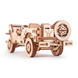 Wood Trick - Holz Modellbau Jeep Auto Trailer geeignet 72 Teile