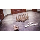 Eco Wood Art - Holz Modellbau mini Bowling Spiel 131 Teile