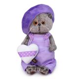 Budi Basa - Basik in purple Katze mit lila Hose und Hut 30 cm gro