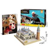 Cubic Fun - 3D Puzzle National Geographic Markusplatz Venedig Italien Gro