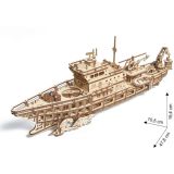 Wood Trick - Holz Modellbau Ocean Explorer Yacht Schiff 565 Teile