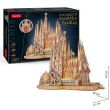 Cubic Fun - 3D Puzzle Sagrada Familia Sühnekirche Barcelona Spanien LED Beleuchtung