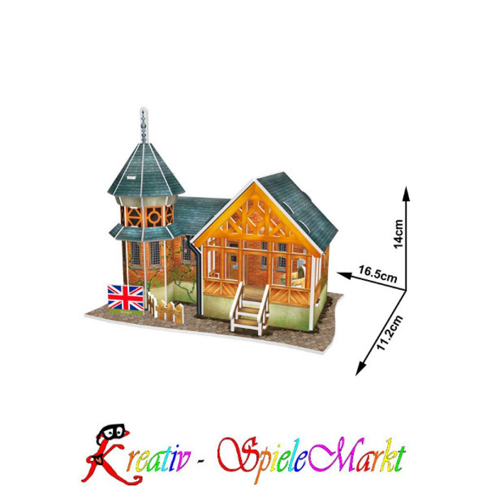 Cubic Fun 3D Puzzle Folk House Landhaus 2 Türkei 