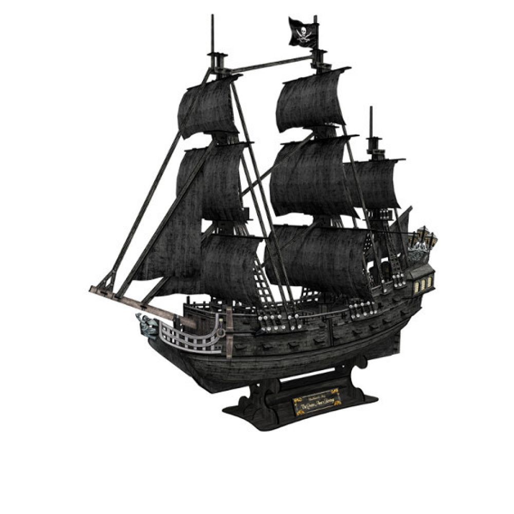 Cubic Fun 3D Puzzle Queen Annes Revenge Schiff Piratenschiff Blackbeard 