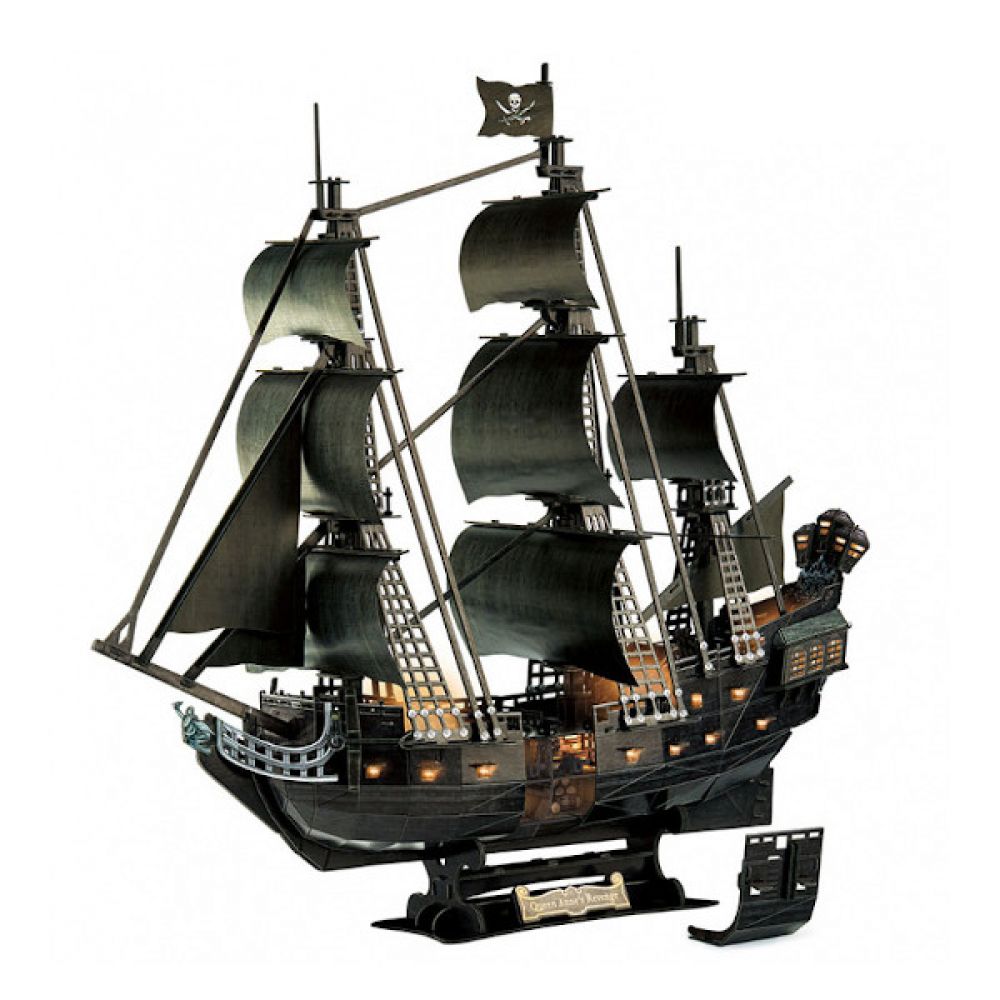 Cubic Fun 3D Puzzle Queen Annes Revenge Schiff Piratenschiff Blackbeard 