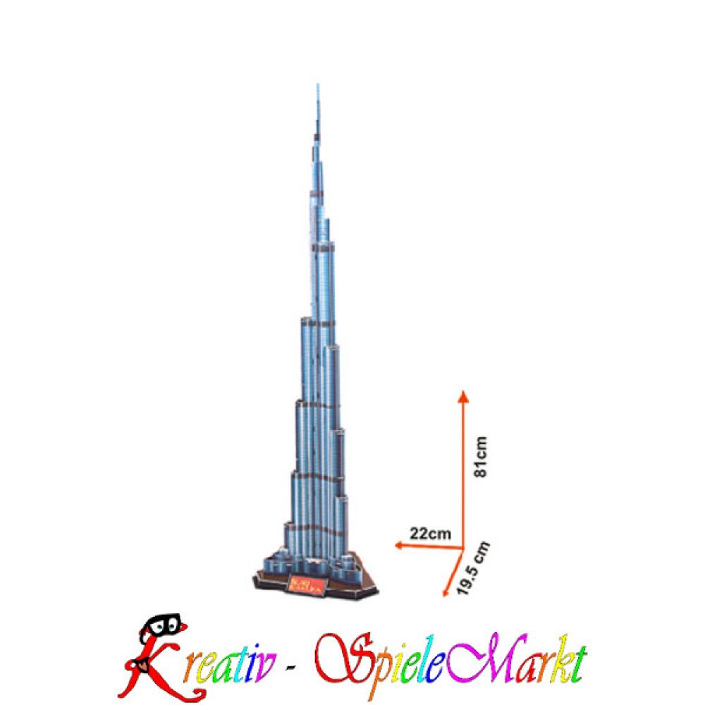Cubic Fun 3D Puzzle Burj Khalifa Dubai Vereinigte Arabische Emirate Mittel Kreativ