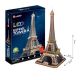Cubic Fun - 3D Puzzle La Tour Eiffel Eiffelturm Paris Frankreich mit LED Beleuchtung