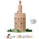 Aedes Ars - Stein Modellbau Torre del Oro Goldturm Sevilla Spanien