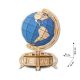 Eco Wood Art - Holz Modellbau The Globe blue Globus blau 393 Teile