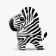Dodoland Eugy - 3D Puzzle Bastelset Zebra